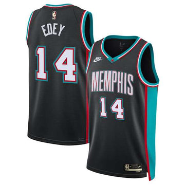 Zach Edey Memphis Grizzlies black Classic jersey