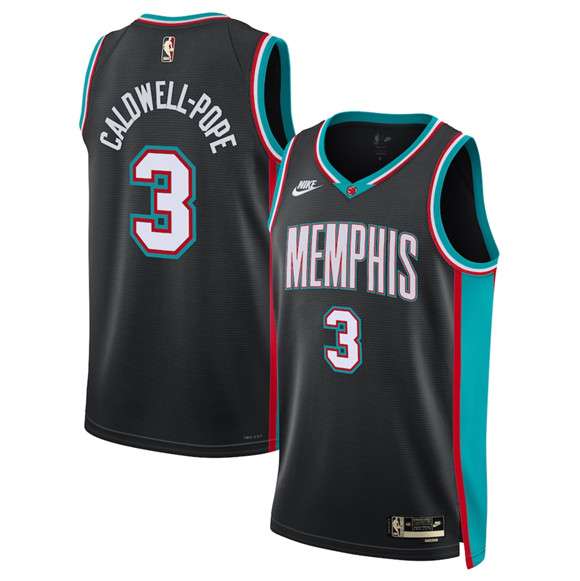 Kentavious Caldwell-Pope Memphis Grizzlies black Classic jersey