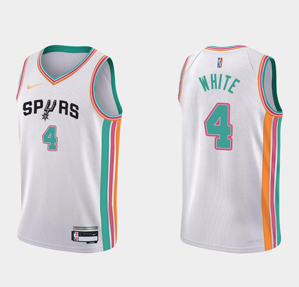 Men' SA Spurs San Antonio Spurs white jersey