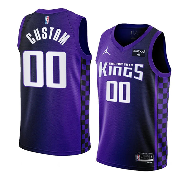 Custom Sacramento Kings purple jersey