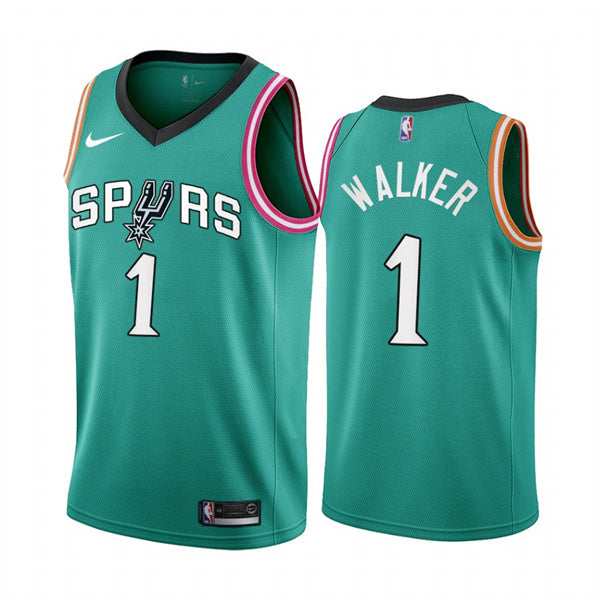 Men' San Antonio Spurs San Antonio Spurs teal City Edition jersey