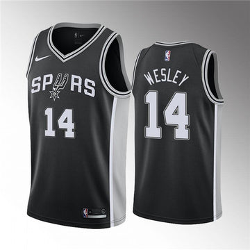 Men' San Antonio Spurs San Antonio Spurs black jersey