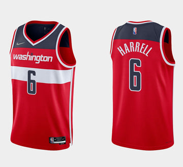 Men' Wizards Washington Wizards red jersey