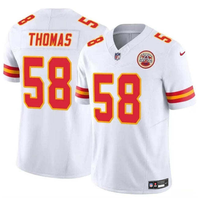 Derrick Thomas Kansas City Chiefs white jersey