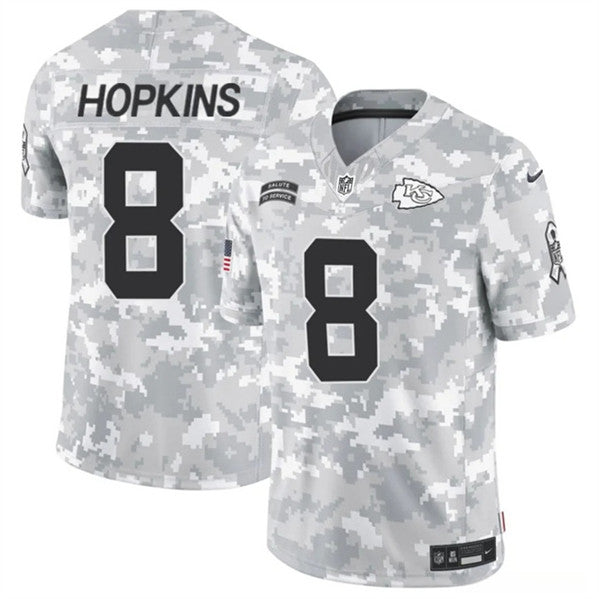 DeAndre Hopkins Kansas City Chiefs camo Salute To Service jersey