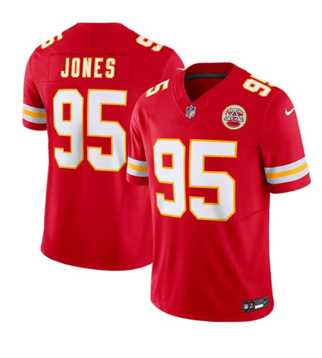 Chris Jones Kansas City Chiefs red jersey