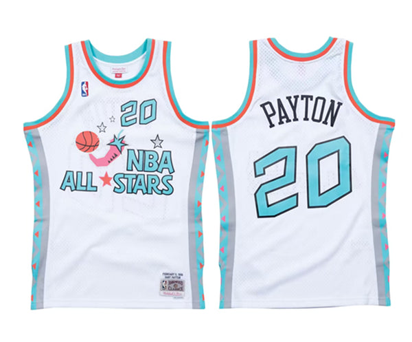 Gary Payton NBA All-Star white jersey