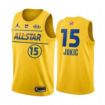 NBA All-Star yellow jersey