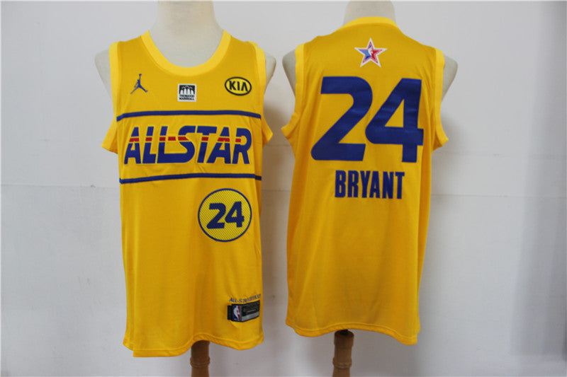 Kobe Bryant NBA All-Star yellow jersey