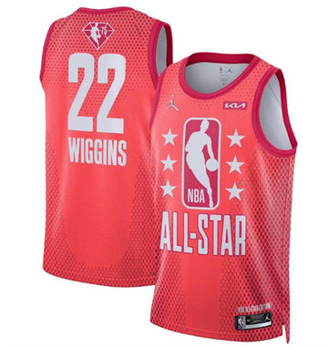 Andrew Wiggins NBA All-Star maroon jersey