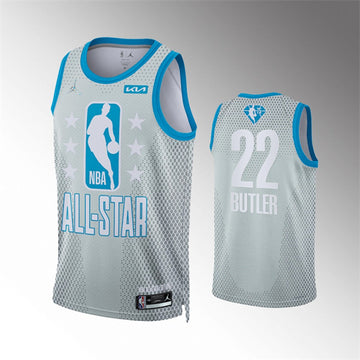 Jimmy Butler NBA All-Star gray jersey