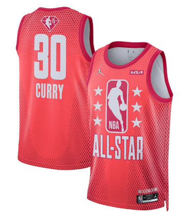 Stephen Curry NBA All-Star maroon jersey