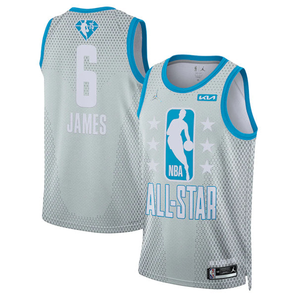 Lebron James NBA All-Star gray jersey