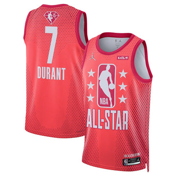 Kevin Durant NBA All-Star red jersey
