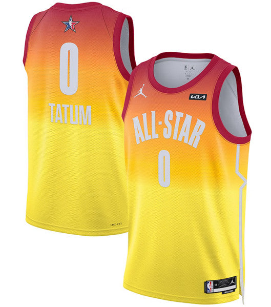 Jayson Tatum NBA All-Star orange Game jersey