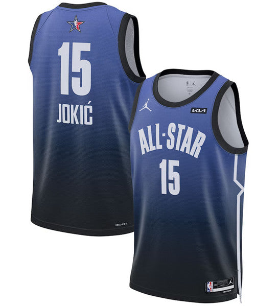 Nikola Jokic NBA All-Star blue Game jersey