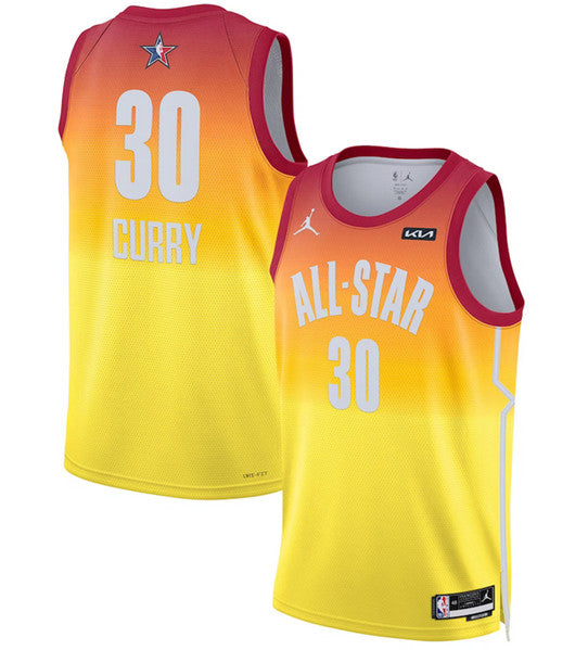 Stephen Curry NBA All-Star orange Game jersey