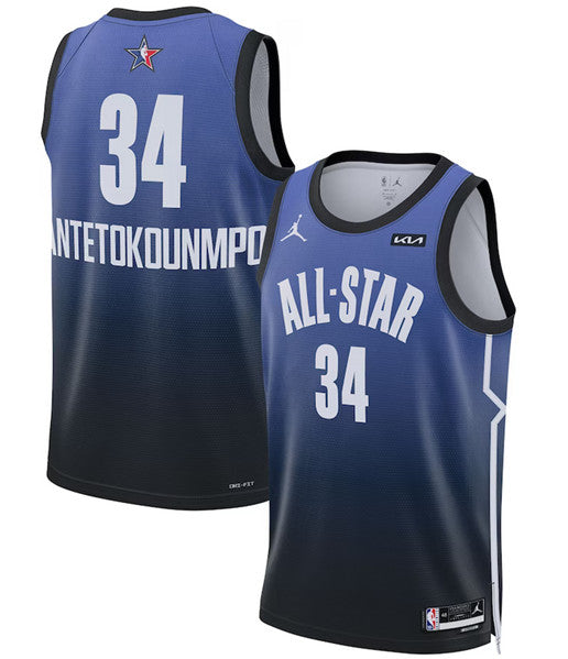 Giannis Antetokounmpo NBA All-Star blue Game jersey