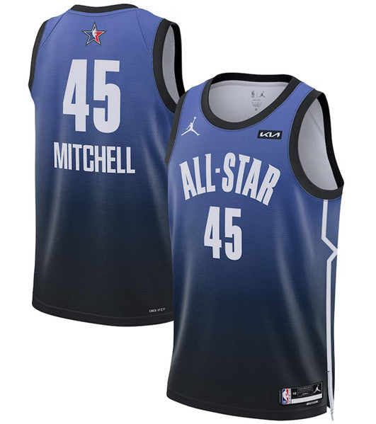 Donovan Mitchell NBA All-Star blue Game jersey