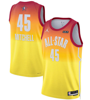 Donovan Mitchell NBA All-Star orange Game jersey