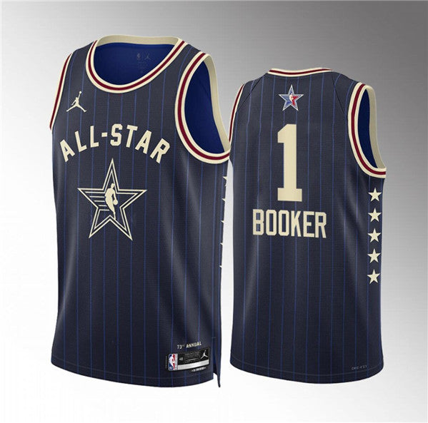 Devin Booker NBA All-Star navy jersey