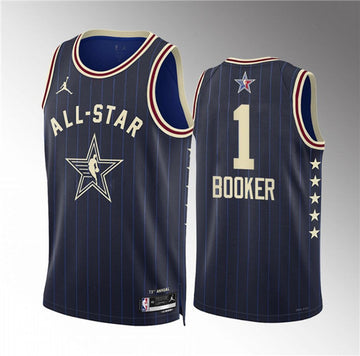 Devin Booker NBA All-Star navy jersey