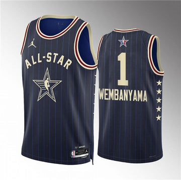 Victor Wembanyama NBA All-Star navy jersey
