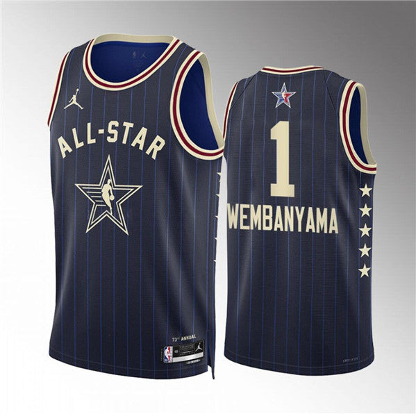 Victor Wembanyama NBA All-Star navy jersey