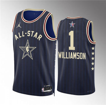 Zion Williamson NBA All-Star navy jersey