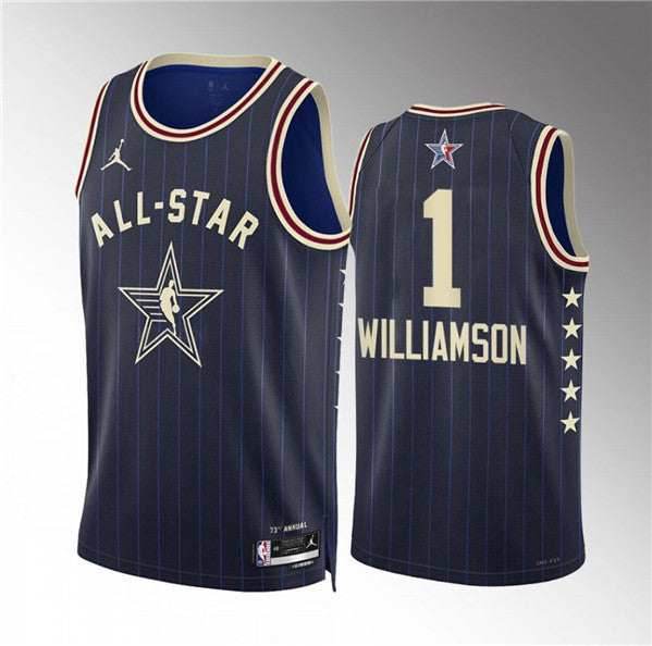 Zion Williamson NBA All-Star navy jersey