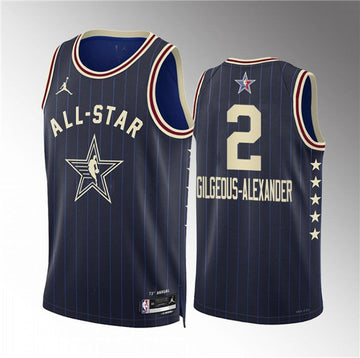 Shai Gilgeous-Alexander NBA All-Star navy jersey