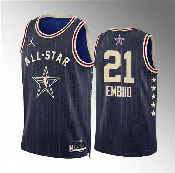 Joel Embiid NBA All-Star navy jersey