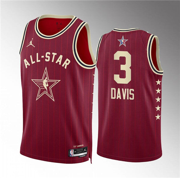 Anthony Davis NBA All-Star crimson jersey