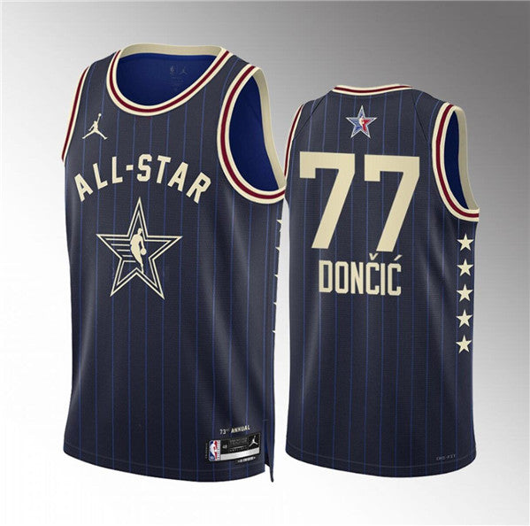 Luka Doni NBA All-Star navy jersey