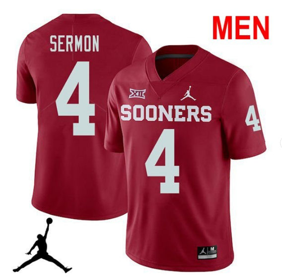 Oklahoma Sooners red jersey