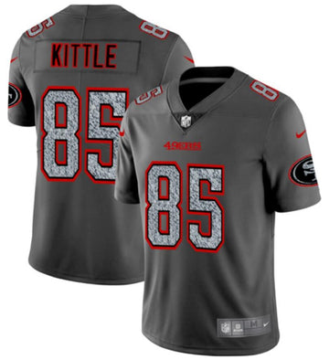 49ers Custom 2019 Gray Fashion Static Jersey