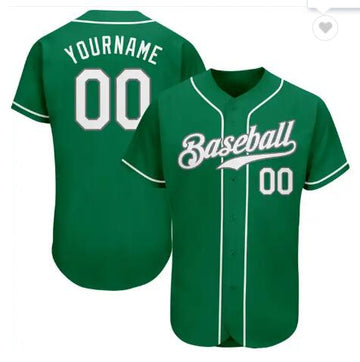 Custom green jersey