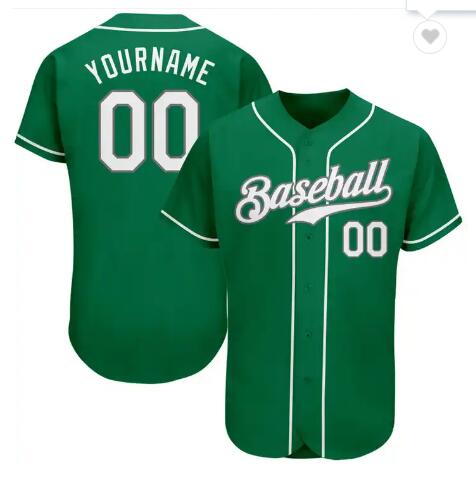 Custom green jersey