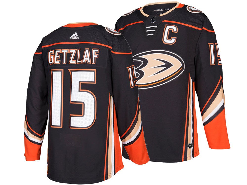 Ryan Getzlaf Anaheim Ducks black jersey