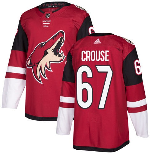 Lawson Crouse Utah Mammoth burgundy Home jersey