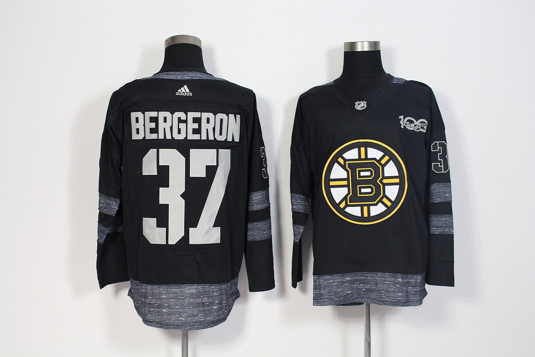 Patrice Bergeron Boston Bruins black jersey