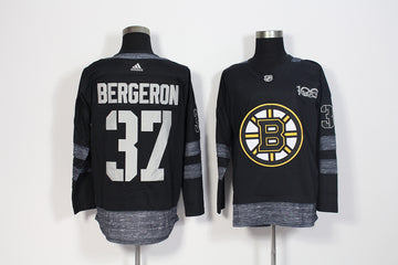 Patrice Bergeron Boston Bruins black jersey