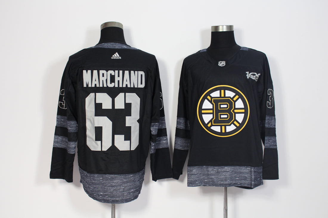 Brad Marchand Boston Bruins black jersey