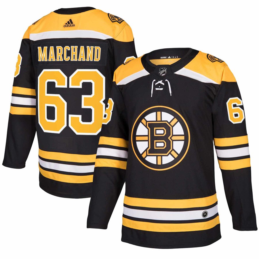 Brad Marchand Boston Bruins black jersey