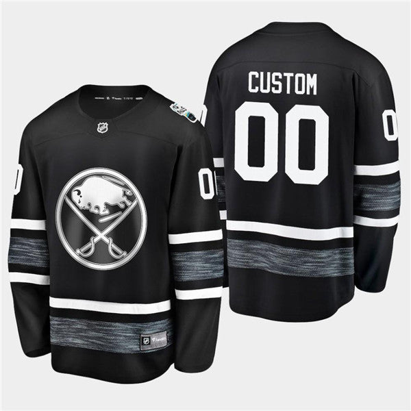 Custom Buffalo Sabres black jersey