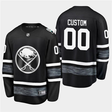 Custom Buffalo Sabres black jersey
