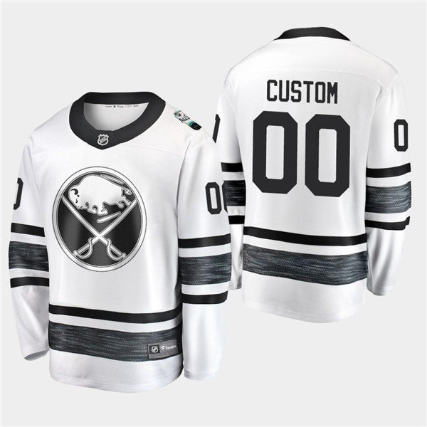 Custom Buffalo Sabres white jersey