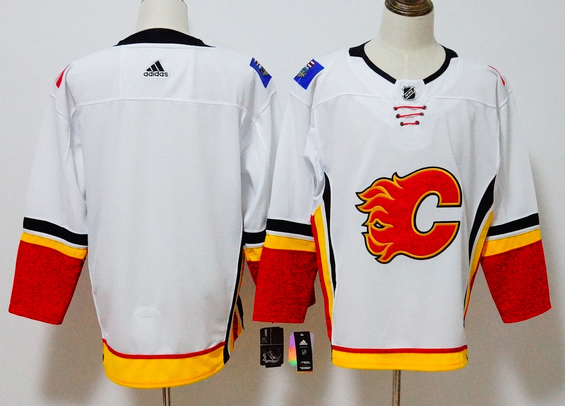 Calgary Flames white jersey