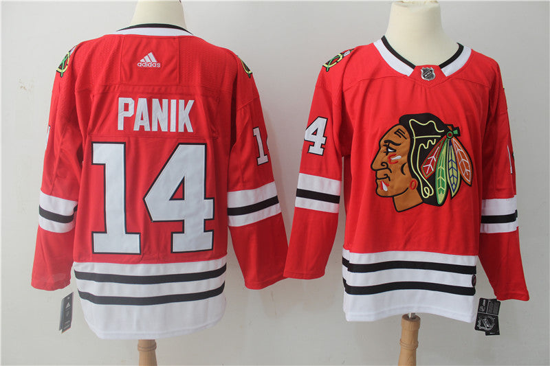 Richard Panik Chicago Blackhawks red jersey