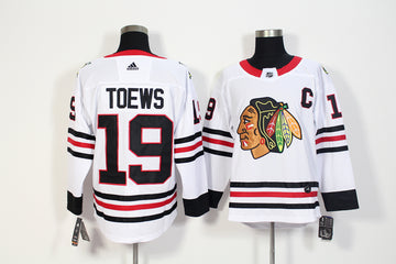 Jonathan Toews Chicago Blackhawks white jersey
